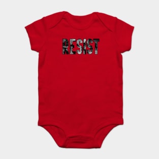 RESIST RIOT REBEL Baby Bodysuit